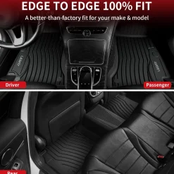 Fit for 2015-2021 Mercedes-Benz C-Class Floor Mats, Fit Sedan ONLY