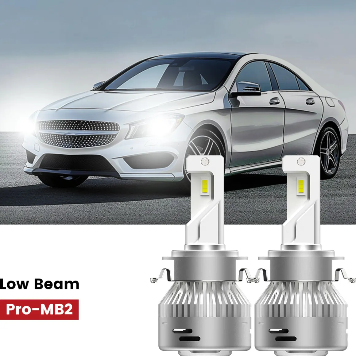 Fit for 2014-2019 Mercedes Benz CLA250 Custom H7 LED Bulbs Exterior Interior Lights Plug n Play