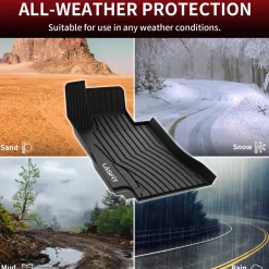 Fit for 2017-2023 Mercedes-Benz E-Class Floor Mats, Fit Sedan & Wagon ONLY, Don't fit Coupe & Cabriolet