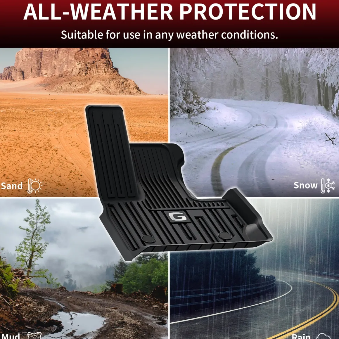 Fit for 2019-2026 Mercedes-Benz G-Class SUV Floor Mats or Cargo Mat