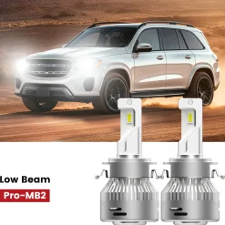 Fit for 2017-2019 Mercedes Benz GLS-Class GLS450 GLS550 Custom H7 LED Bulbs Plug n Play