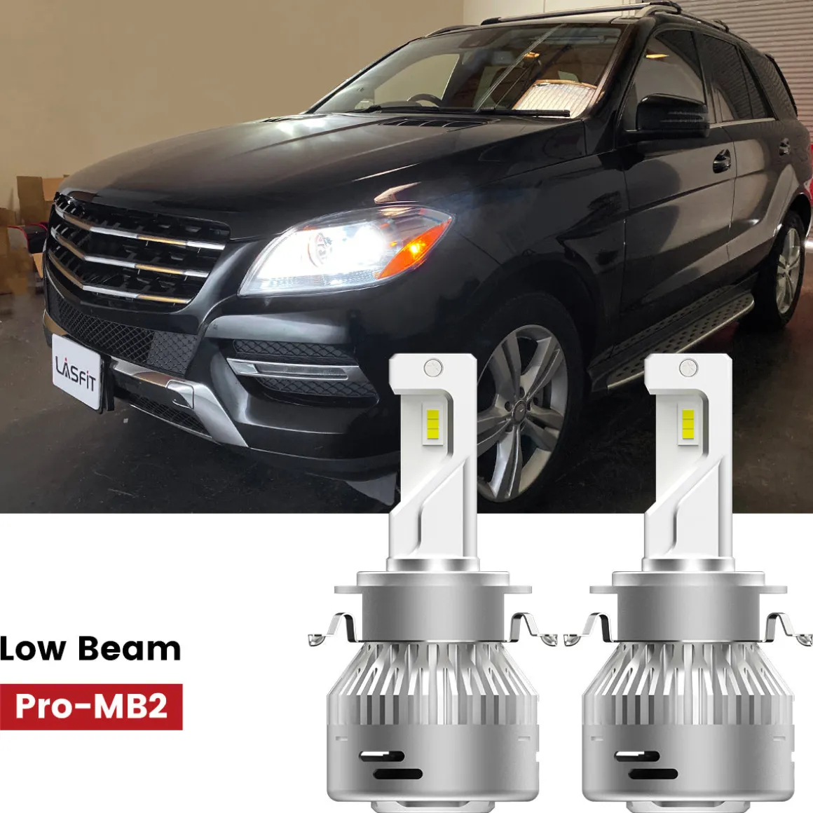 Fit for 2012-2015 Mercedes Benz M-Class ML350 ML550 Custom H7 LED Bulbs Exterior Interior Light