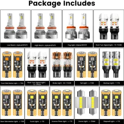 Fit for 2016-2018 Nissan Altima LED Bulbs Upgrade