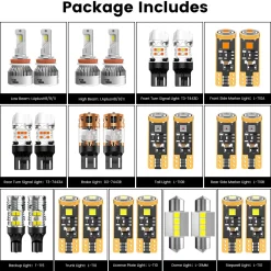 Fit for 2016-2018 Nissan Altima LED Bulbs Upgrade