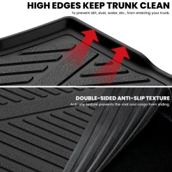 Fit for 2019-2024 Nissan Armada Floor Mats or Cargo & Seatback Mats, Fit 8seats(2nd Row Bench Seats)