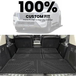 Fit for 2019-2024 Nissan Armada Floor Mats or Cargo & Seatback Mats, Fit 8seats(2nd Row Bench Seats)