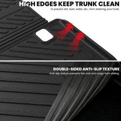 Fit for 2025-2026 Nissan Armada TPE Floor Mats or Cargo Mat & Seatback Mats, Not Compatible with Models Equipped with Cargo Shelf