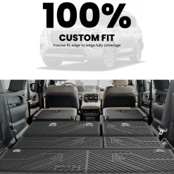 Fit for 2025-2026 Nissan Armada TPE Floor Mats or Cargo Mat & Seatback Mats, Not Compatible with Models Equipped with Cargo Shelf