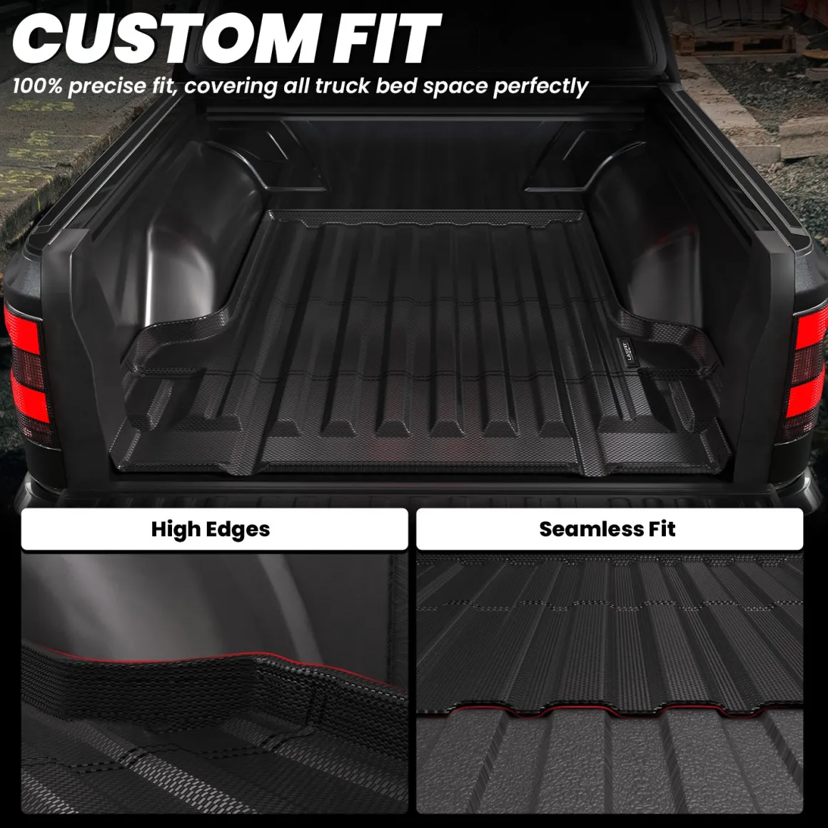 Fit for 2022-2026 Nissan Frontier Heavy Duty Truck Bed Mat or Tailgate Mat