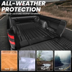 Fit for 2022-2026 Nissan Frontier Heavy Duty Truck Bed Mat or Tailgate Mat