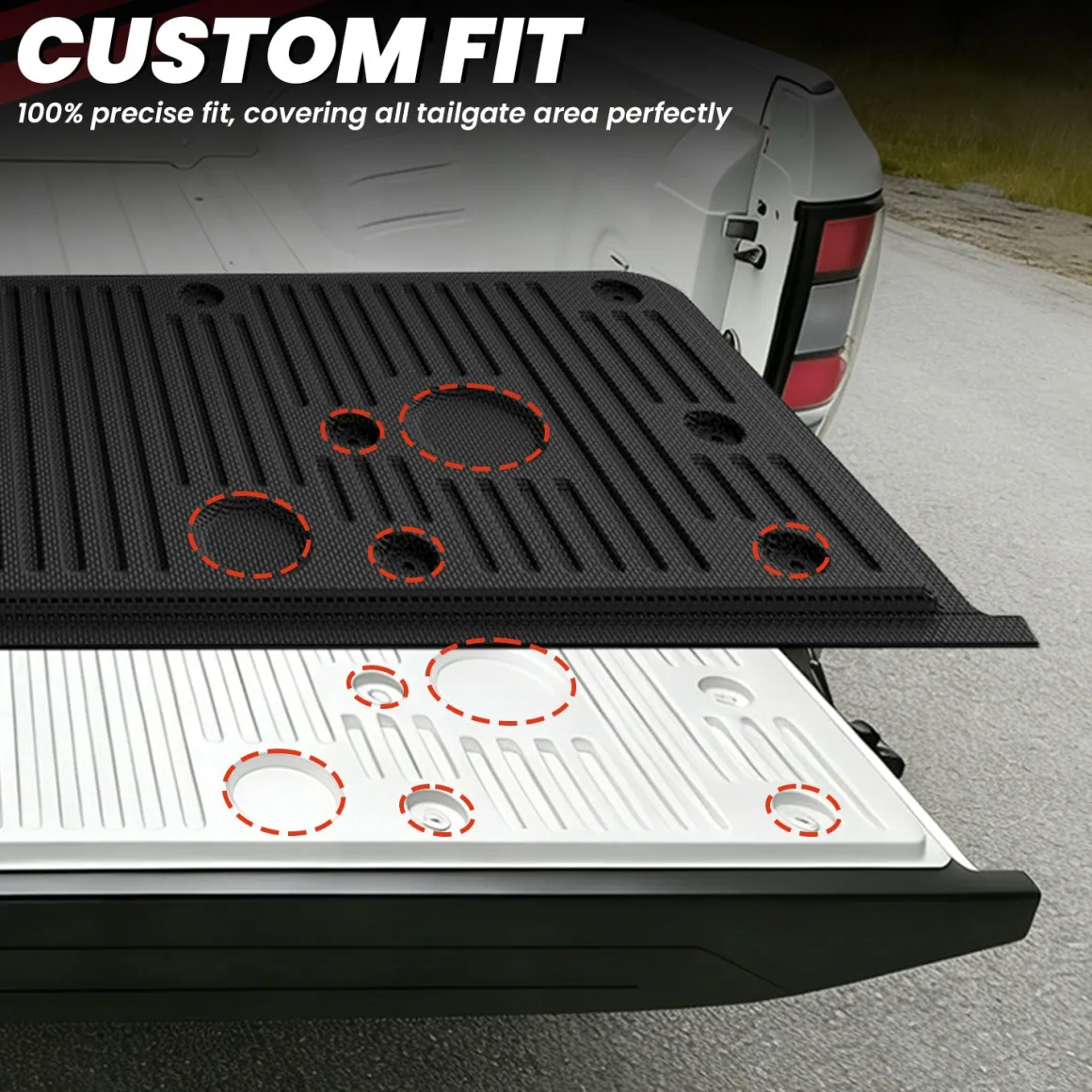 Fit for 2022-2026 Nissan Frontier Heavy Duty Truck Bed Mat or Tailgate Mat