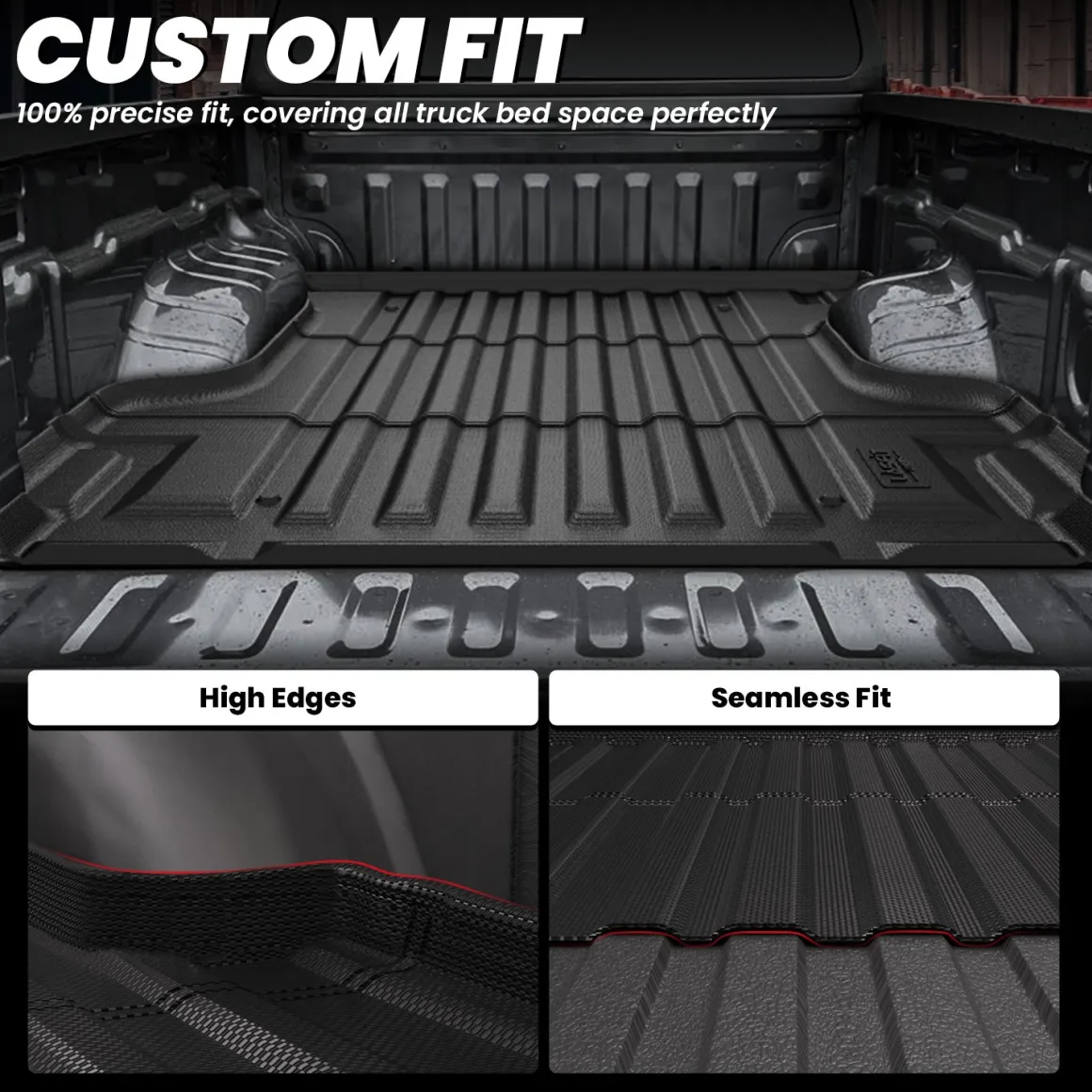 Fit for 2022-2026 Nissan Frontier Heavy Duty Truck Bed Mat or Tailgate Mat