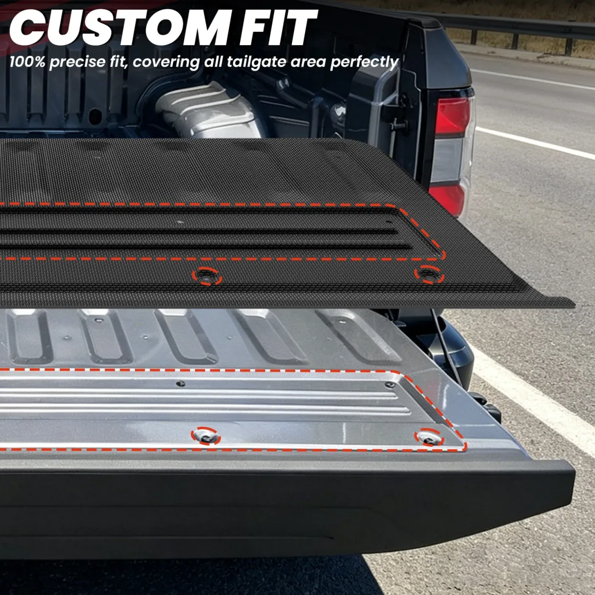 Fit for 2022-2026 Nissan Frontier Heavy Duty Truck Bed Mat or Tailgate Mat