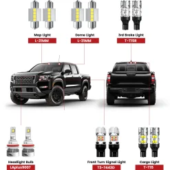 Fit for 2022-2025 Nissan Frontier LED Bulbs Upgrade | Tested and Verified
