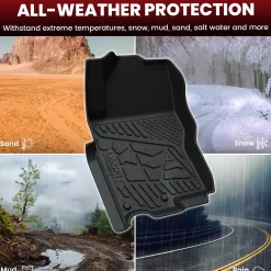 Fit for 2022-2026 Nissan Frontier TPE Floor Mats
