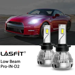 Fit for 2009-2014 Nissan GTR D2S D2R HID to LED Bulbs Conversion Kit Exterior Interior Lights