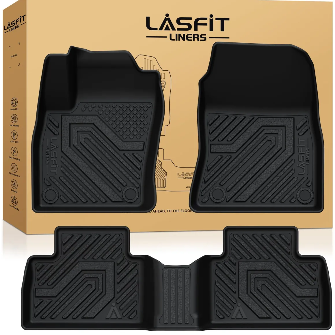 Fit for 2025-2026 Nissan Kicks Floor Mats or Seatback Mat & Cargo Mat, Not Fit 2025 Kicks Play