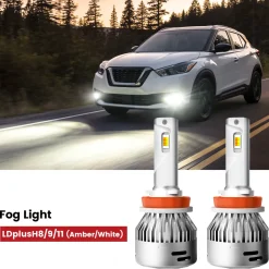 Fit for 2018-2024 Nissan Kicks LED Bulbs Upgrade