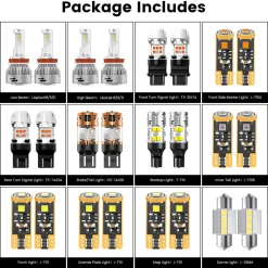 Fit for 2018-2024 Nissan Kicks LED Bulbs Upgrade