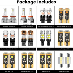 Fit for 2018-2024 Nissan Kicks LED Bulbs Upgrade