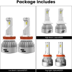Fit for 2018-2024 Nissan Leaf LED Bulbs Upgrade | Tested and Verified