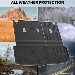 Fit for 2022-2026 Nissan Pathfinder Floor Mats & Seatback & Cargo Mats