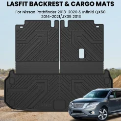 Fit for 2013-2020 Nissan Pathfinder Floor Mats or Cargo Mat & Seatback Mat