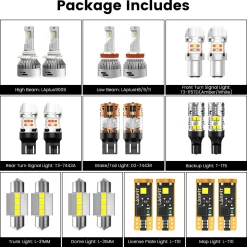 Fit for 2014-2015 Nissan Rogue Select LED Bulbs Upgrade