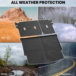 Fit for 2021-2026 Nissan Rogue TPE Material Floor Mats or Cargo Mat, Not for Sport or 2026 Rogue PHEV