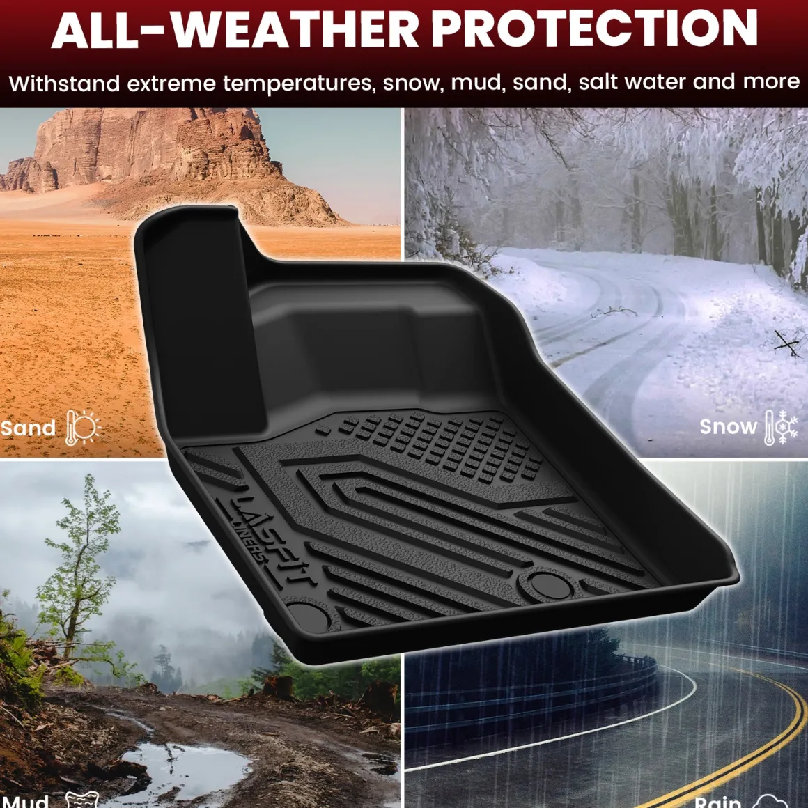 Fit for 2021-2026 Nissan Rogue TPE Material Floor Mats or Cargo Mat, Not for Sport or 2026 Rogue PHEV