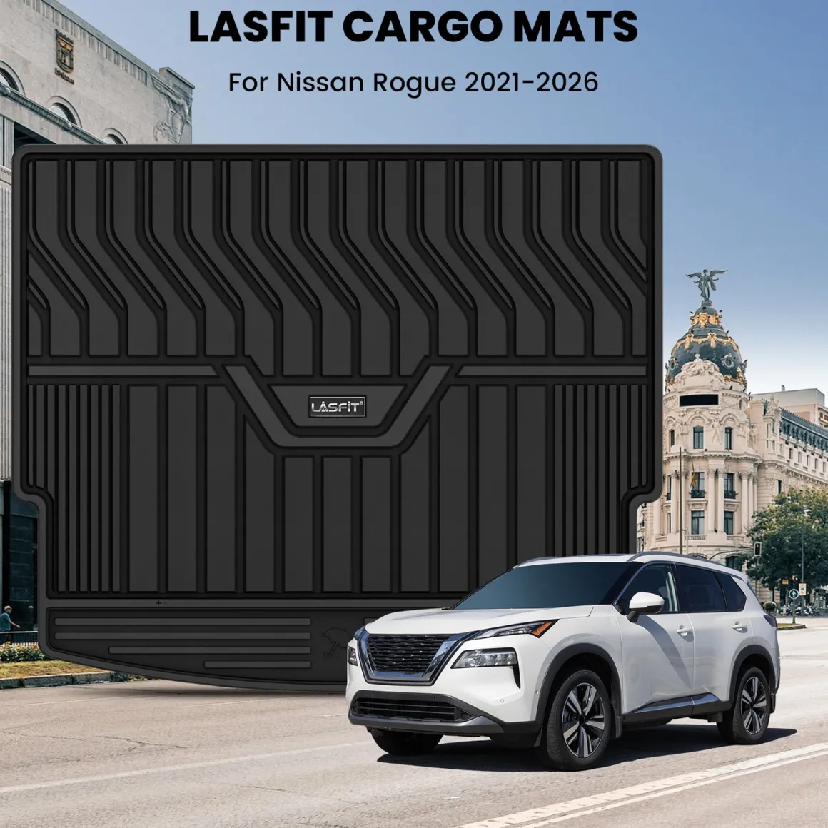 Fit for 2021-2026 Nissan Rogue TPE Material Floor Mats or Cargo Mat, Not for Sport or 2026 Rogue PHEV