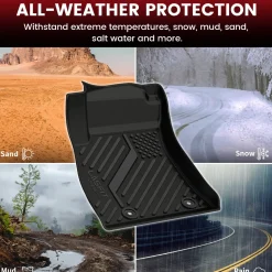 Fit for 2014-2019 Nissan Sentra Floor Mats & Cargo Mat, Only Fit Automatic Transmission