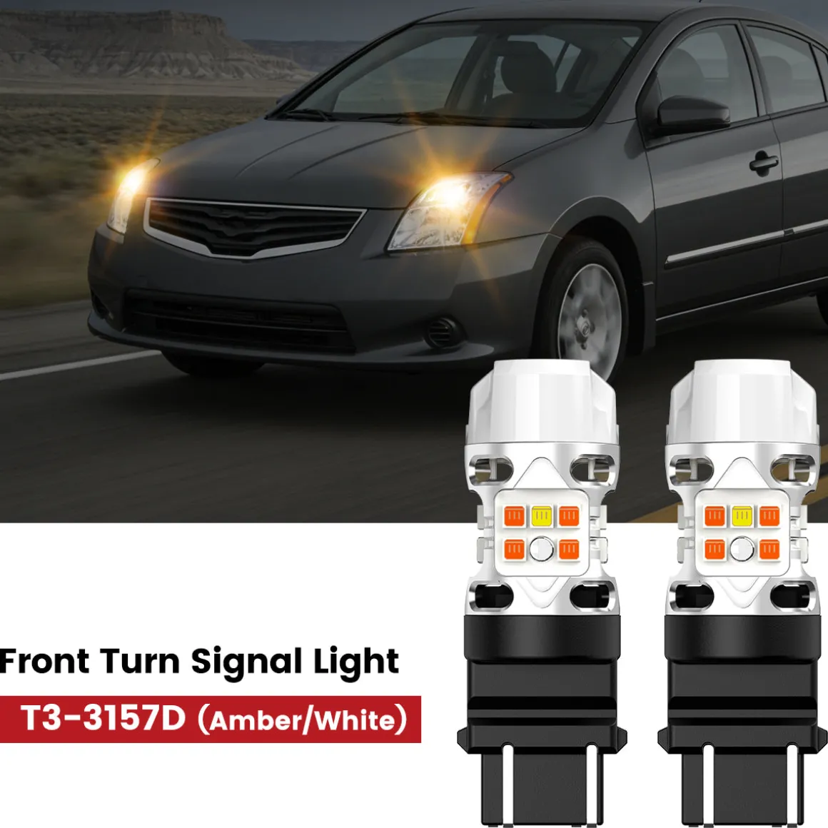 Fit for 2010-2012 Nissan Sentra The Brightest LED Bulbs Upgrade