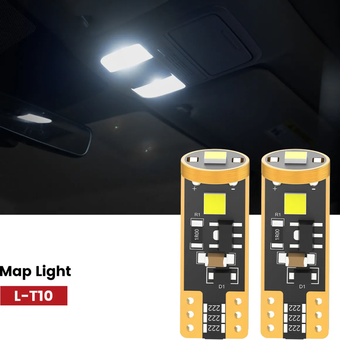 Fit for 2010-2012 Nissan Sentra The Brightest LED Bulbs Upgrade