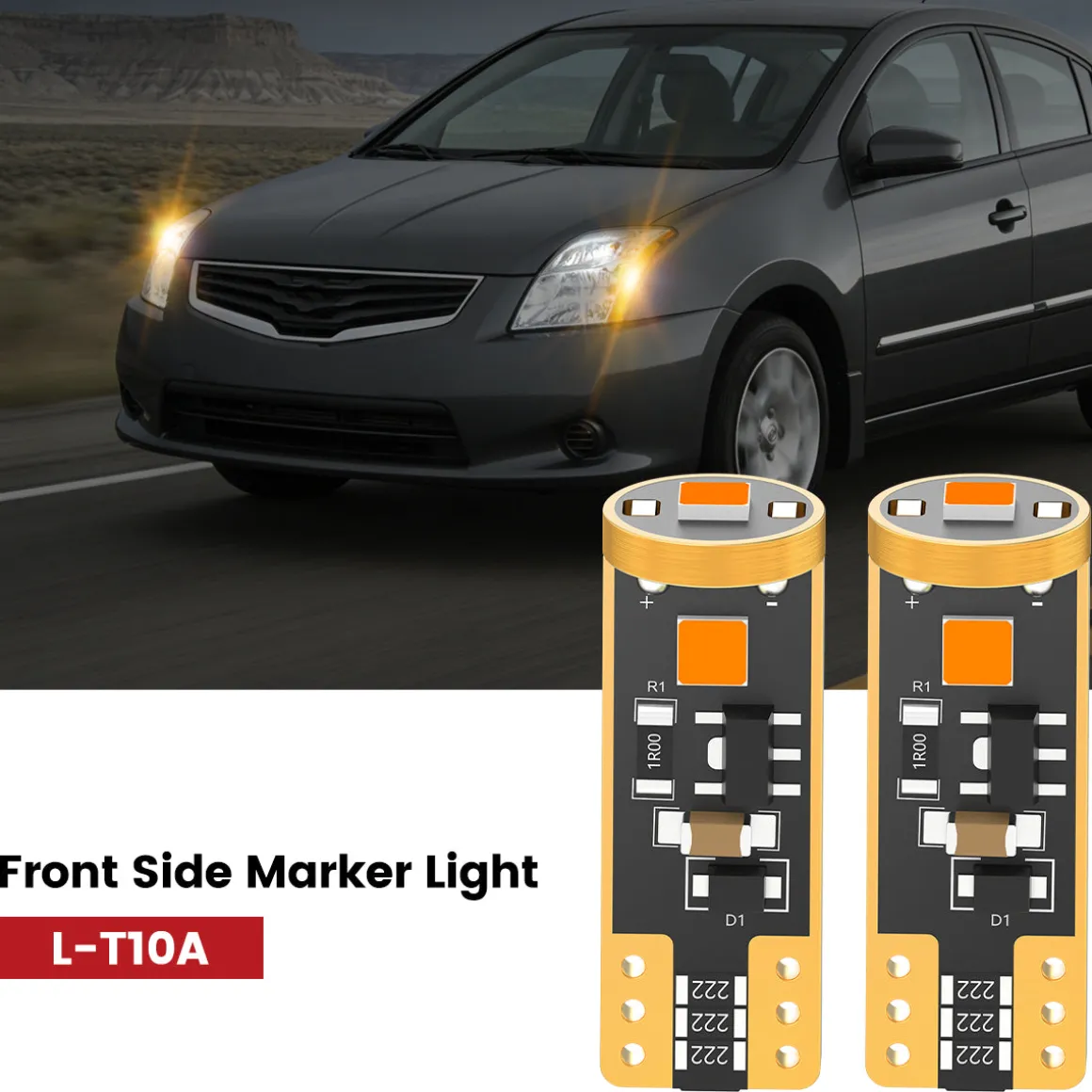 Fit for 2010-2012 Nissan Sentra The Brightest LED Bulbs Upgrade