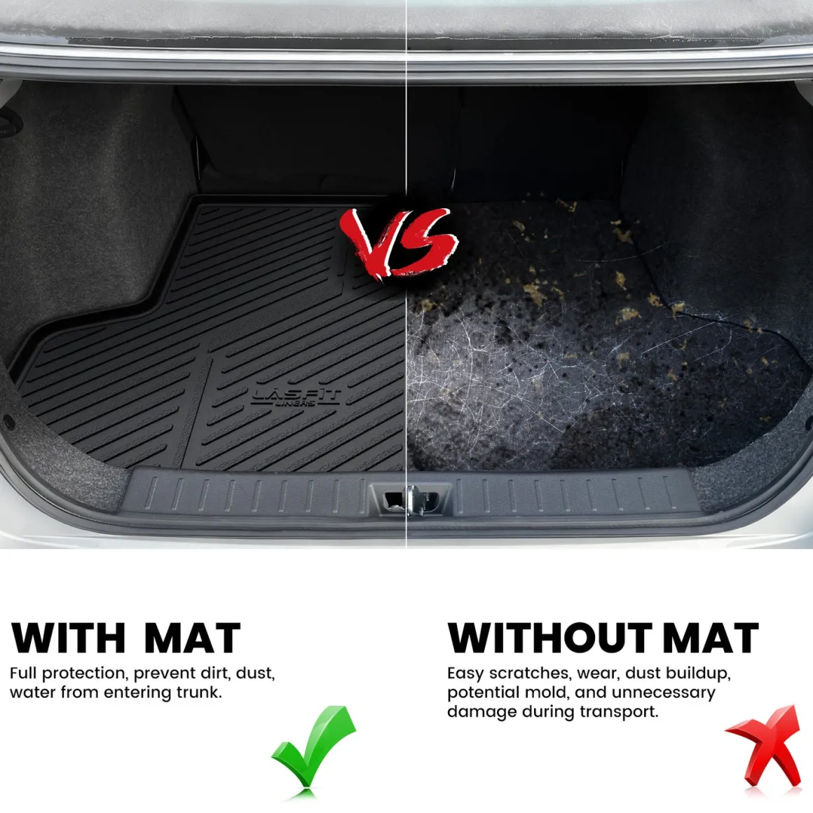 Fit for 2020-2025 Nissan Versa Floor Mats or Cargo Mat