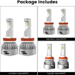 Fit for 2020-2023 Nissan Versa LED Bulbs Upgrade | Tested and Verified