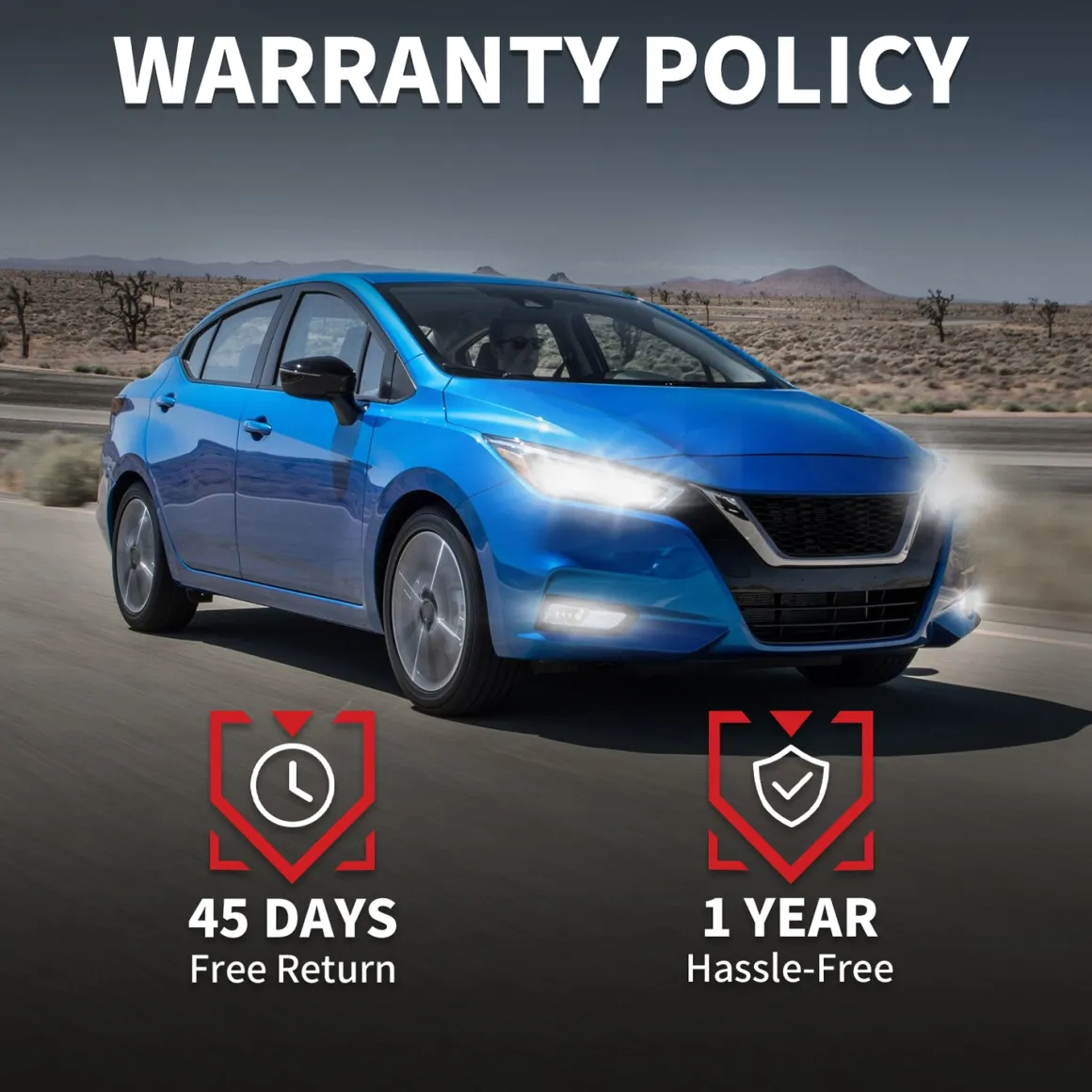 Fit for 2020-2023 Nissan Versa LED Bulbs Upgrade | Tested and Verified