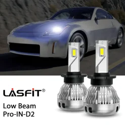 Fit for 2003-2005 Nissan 350Z Coupe LED Bulbs D2S Exterior Interior Lights