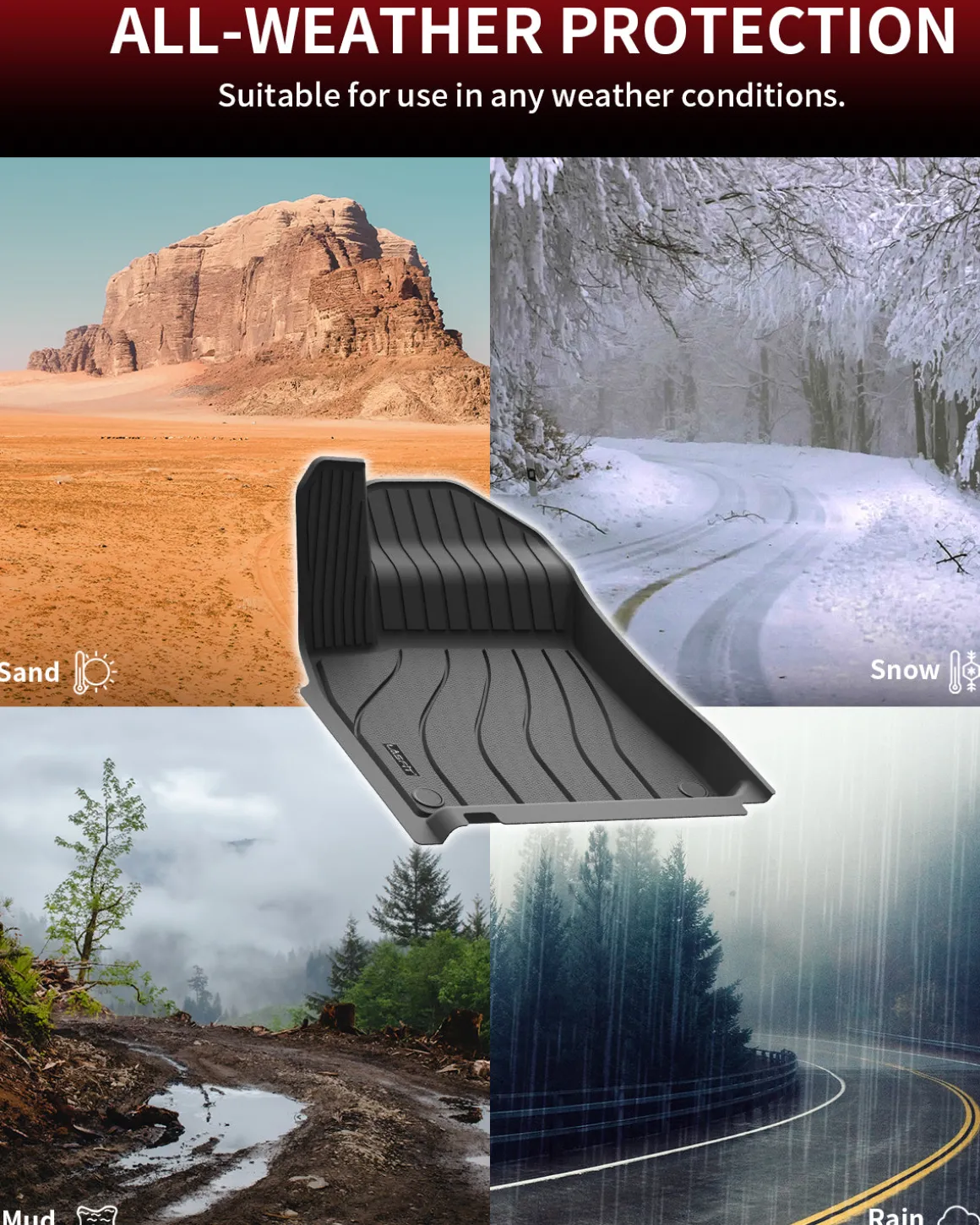 Fit for 2019-2026 Porsche Cayenne Floor Mats, E-Hybrid & Coupe Included