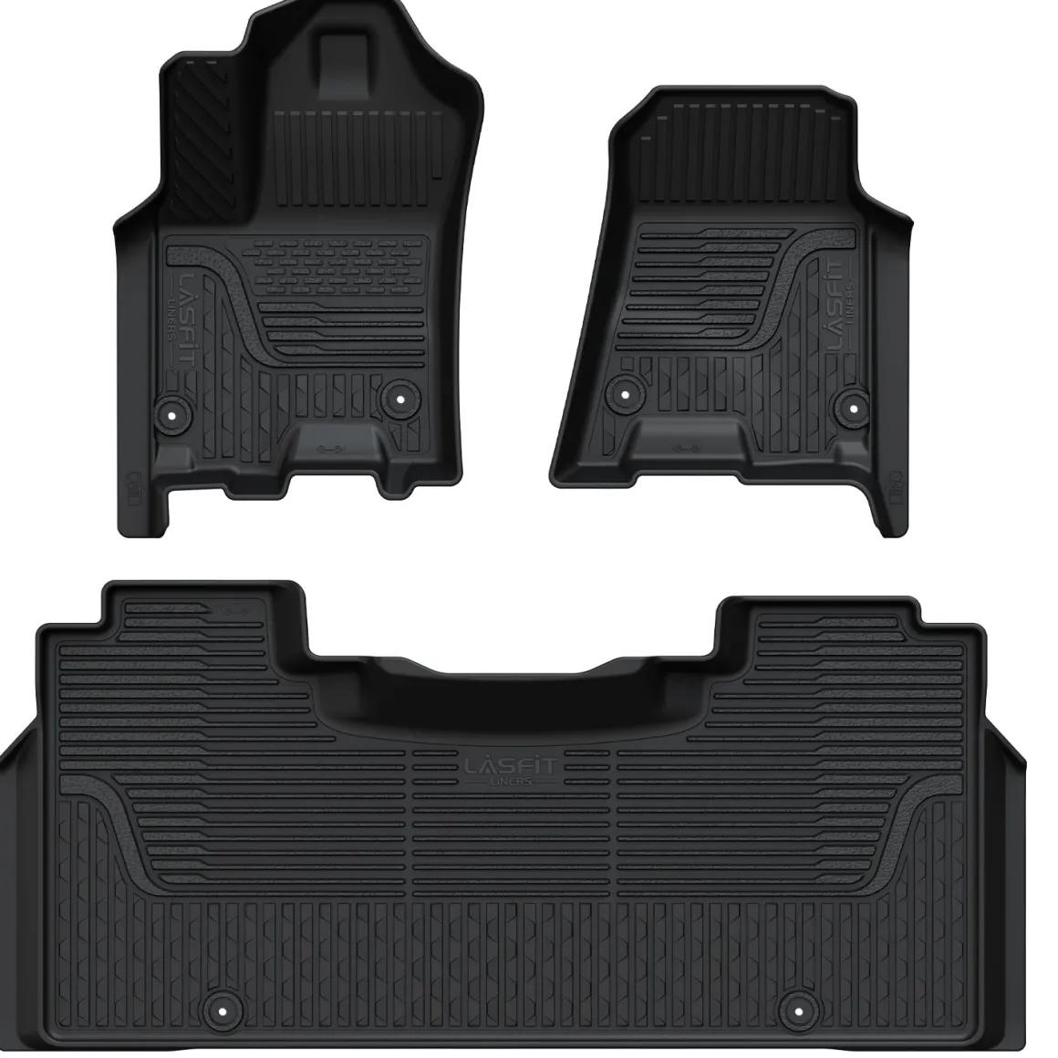 Fit for 2025-2026 Ram 1500 All-weather Floor Mats With Bucket Seating Only