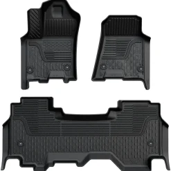 Fit for 2025-2026 Ram 1500 All-weather Floor Mats With Bucket Seating Only