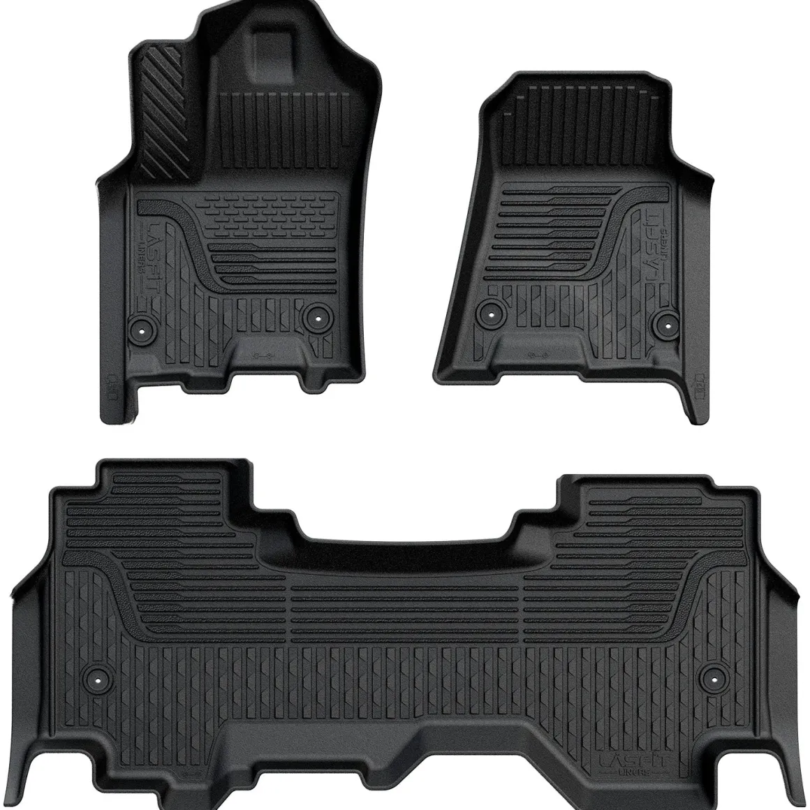 Fit for 2025-2026 Ram 1500 All-weather Floor Mats With Bucket Seating Only
