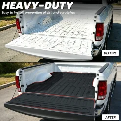 Fit for 2006-2018 Ram 1500 Bed Mat or Tailgate Mat, Not Fit Drop-in liners