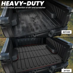 Fit for 2006-2018 Ram 1500 Bed Mat or Tailgate Mat, Not Fit Drop-in liners