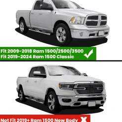 Fit for 2006-2018 Ram 1500 Bed Mat or Tailgate Mat, Not Fit Drop-in liners