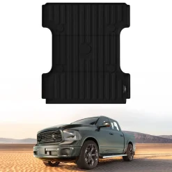 Fit for 2006-2018 Ram 1500 Bed Mat or Tailgate Mat, Not Fit Drop-in liners