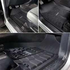 Fit for 2019-2024 Ram 1500 Classic All-Weather TPE Floor Mats, Fit Carpet Floor Only