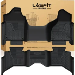 Fit for 2019-2024 Ram 1500 Classic All-Weather TPE Floor Mats, Fit Carpet Floor Only