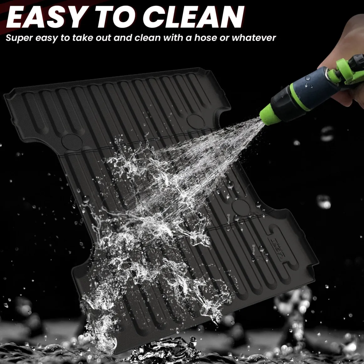 Fit for 2019-2024 Ram 1500 Classic Heavy Duty Truck Bed Mat or Tailgate Mat, Not Fit Drop-in liners